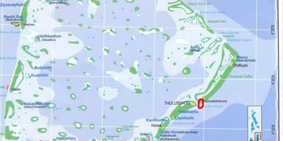 خريطة شمال مالي أتول جزر المالديف